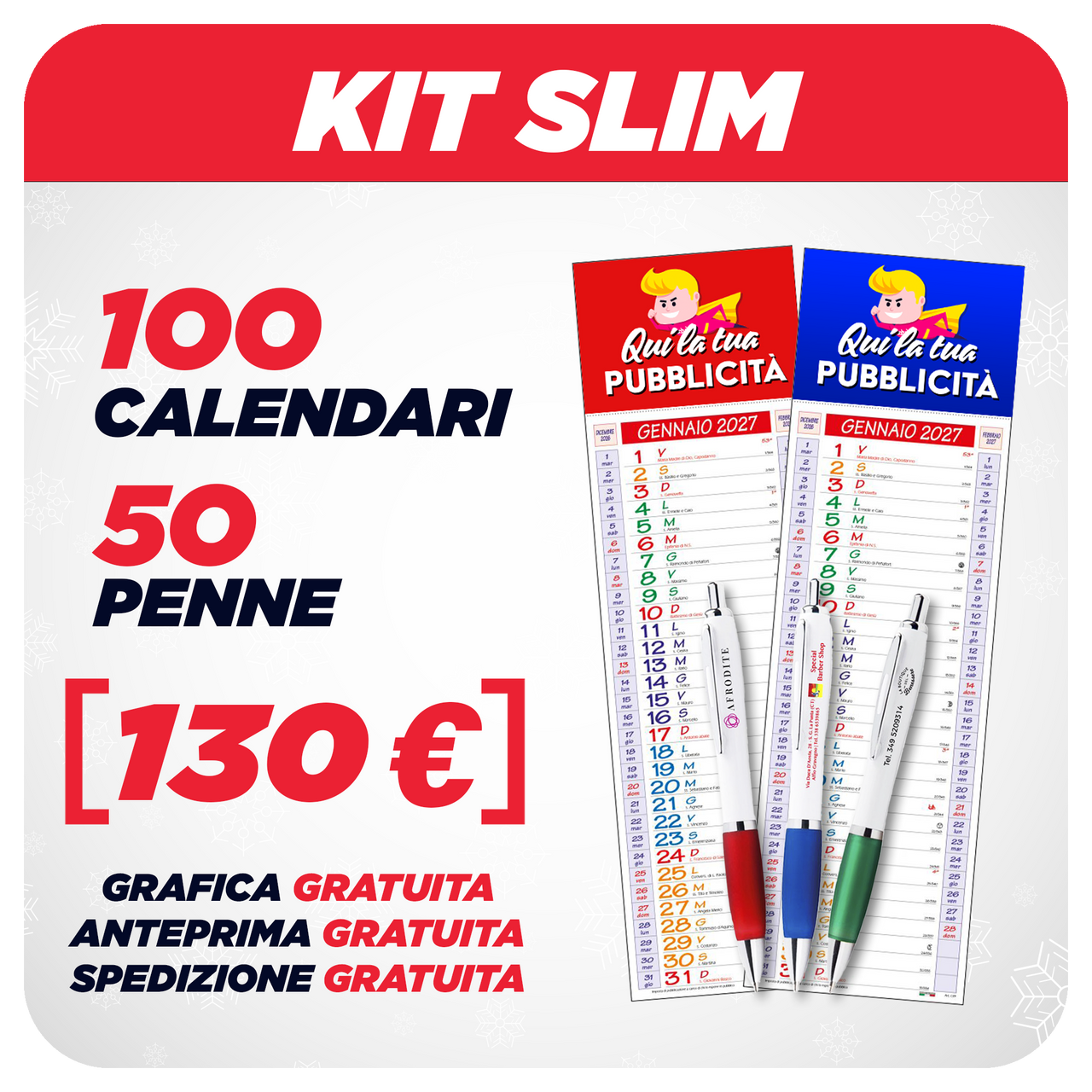Calendari Slim + Penne