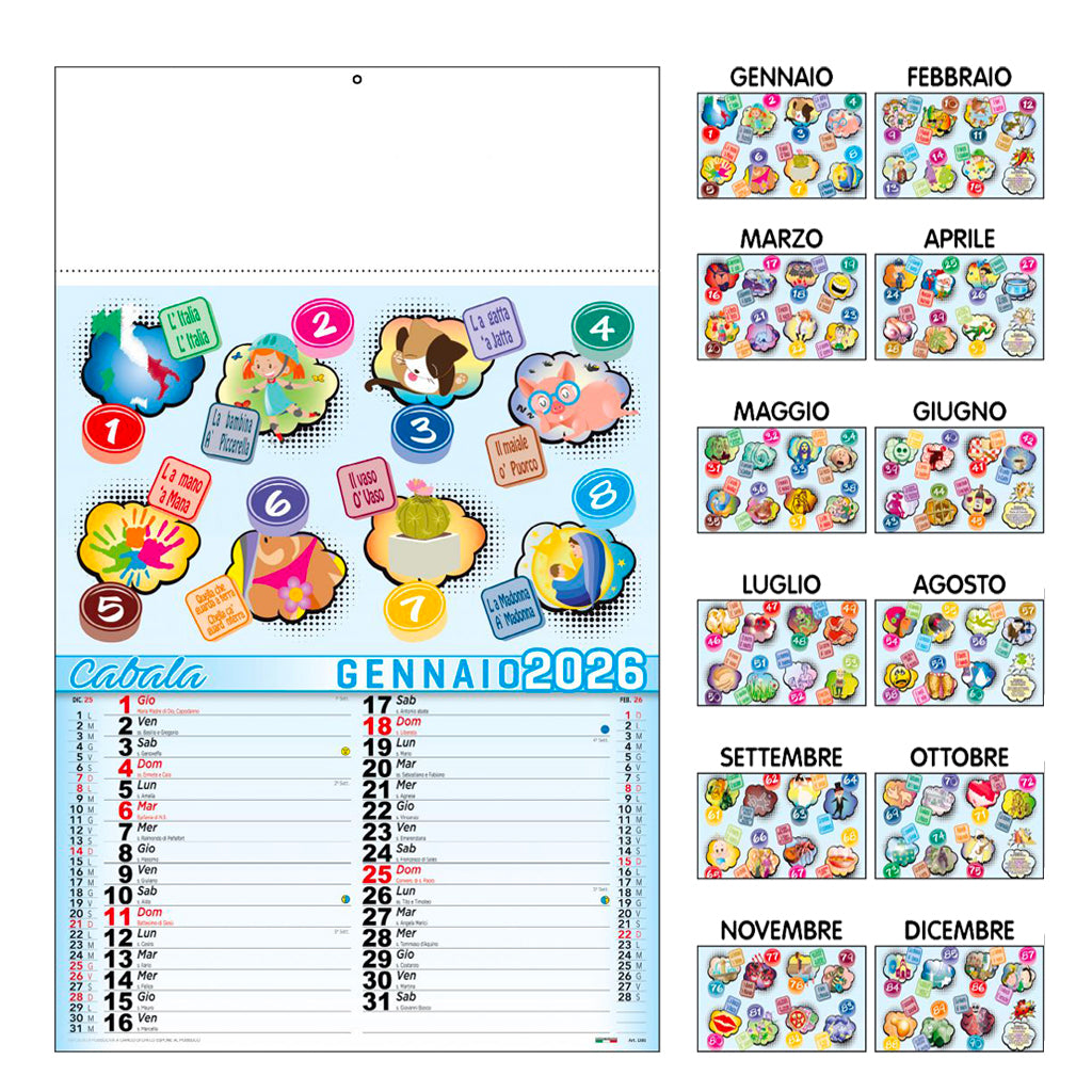 Calendario Cabala