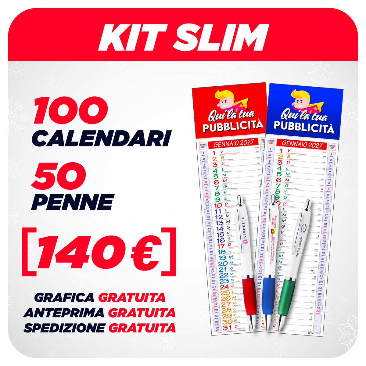 Calendari Slim + Penne