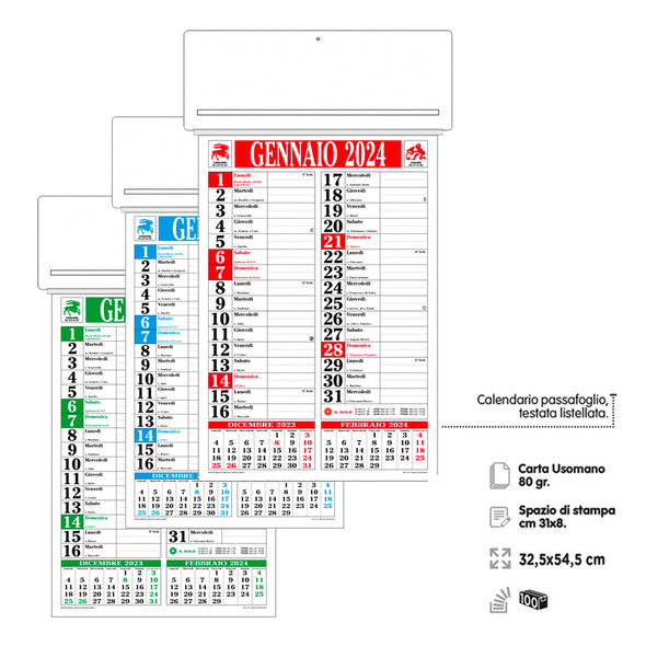 Calendario Passafoglio