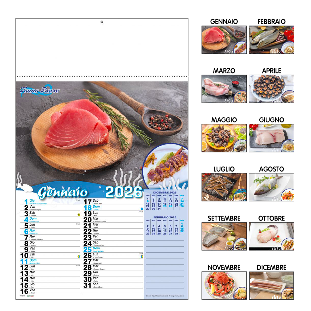 Calendario Pesce