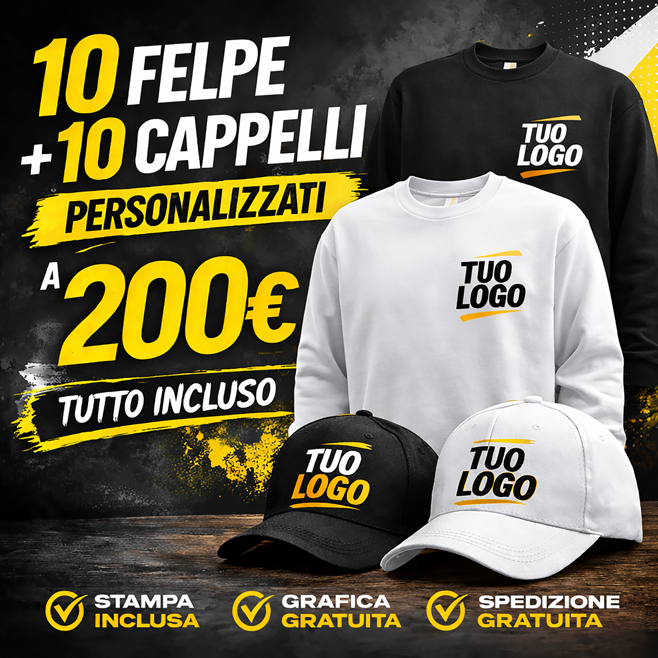 Felpe + Cappelli