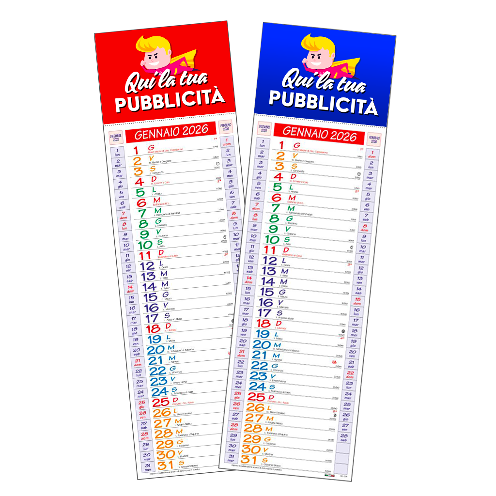 Calendario Slim