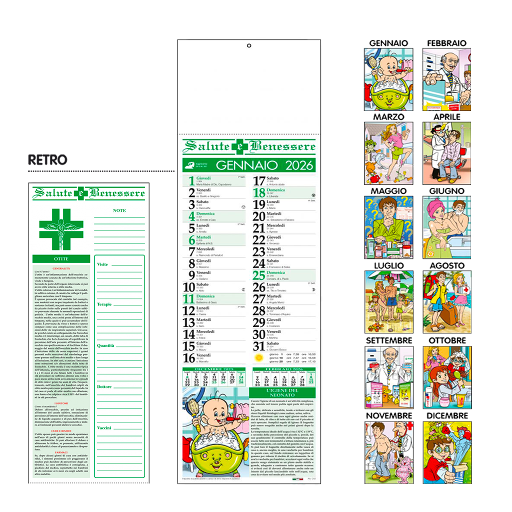 Calendario Slim Salute