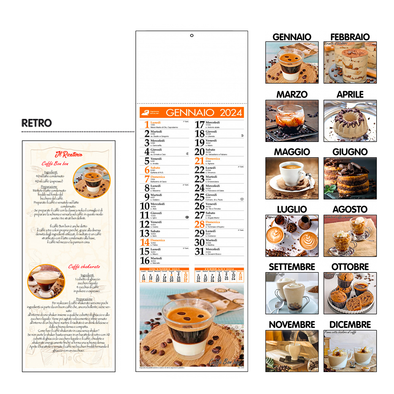Calendario Slim Caffè