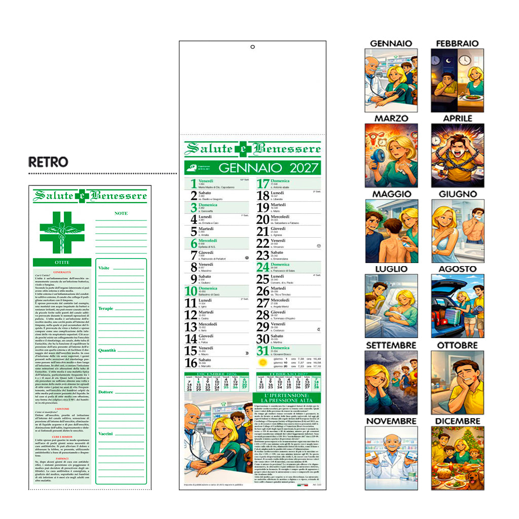 Calendario Slim Salute