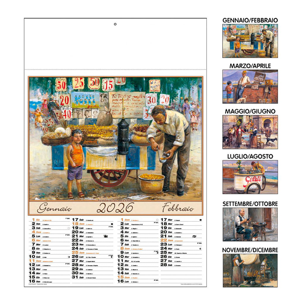 Calendario Vecchi Mestieri